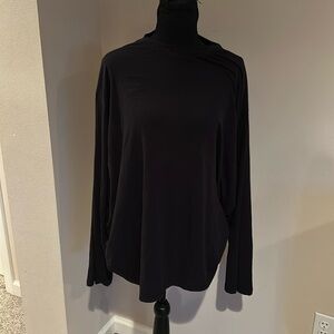 Skims black long sleeve comfy shirt size 4x